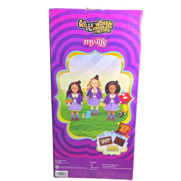 My Life As WILLY WONKA & THE CHOCOLATE FACTORY Blonde Hair 18" Doll GIFT NEW - Picture 2 of 11